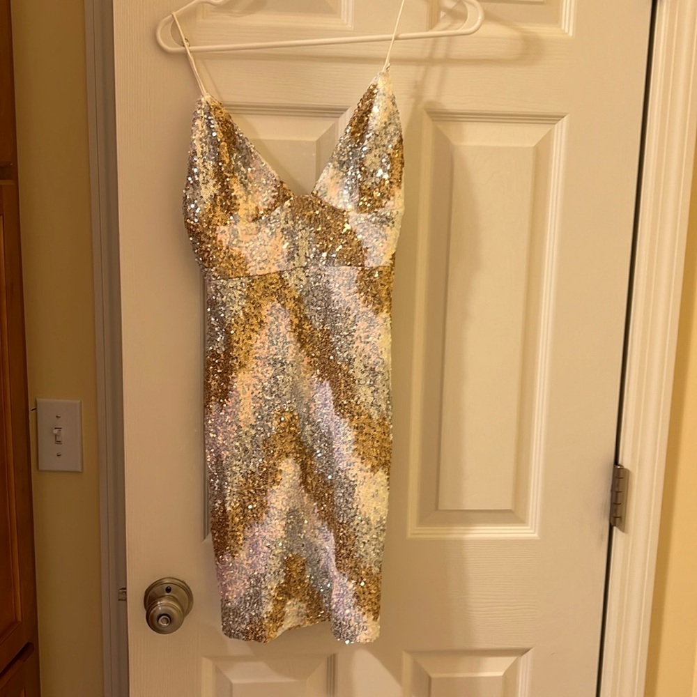 Hello Molly sparkly homecoming dress size 6